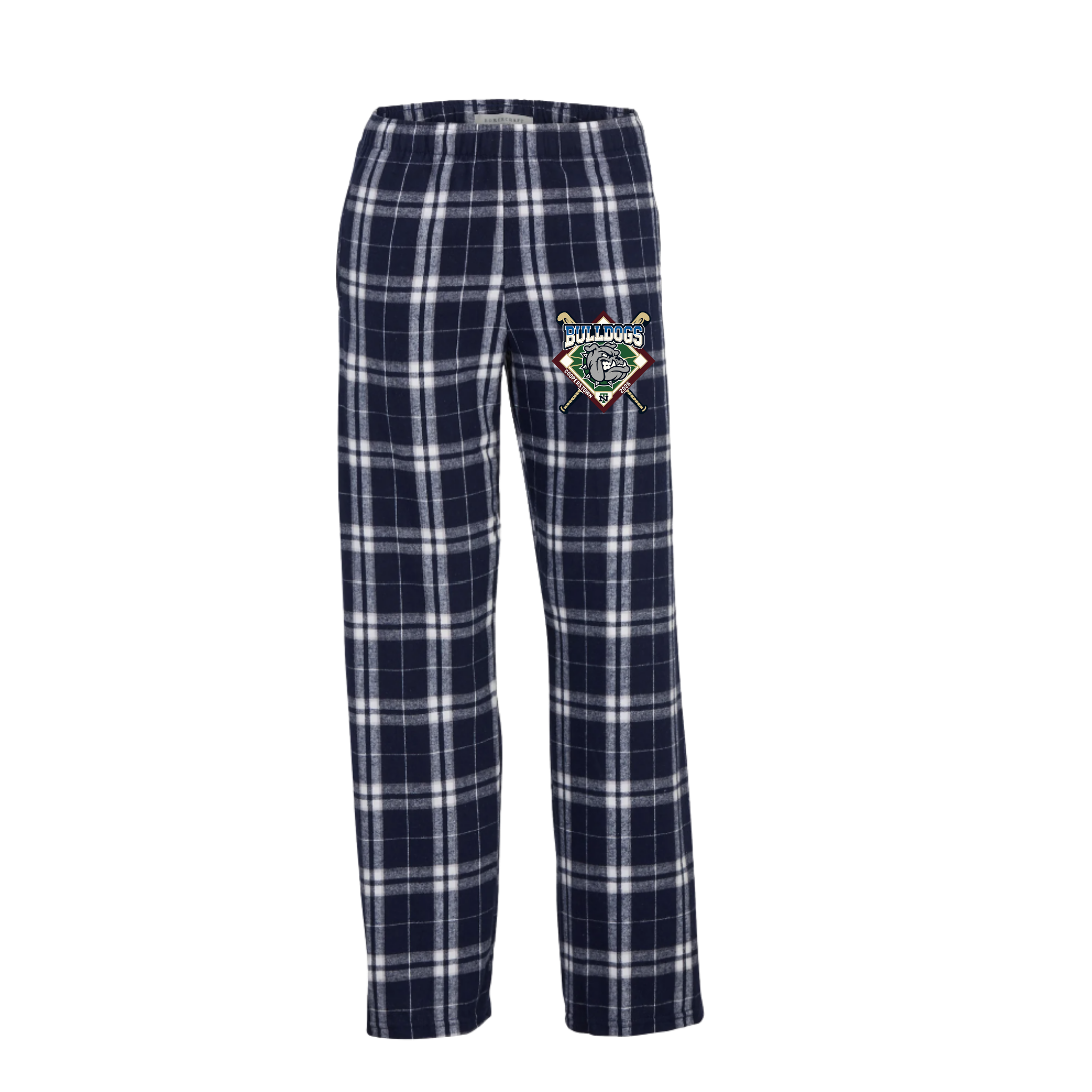 Cooperstown Bulldogs Navy+ White Flannel Pants